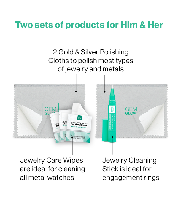 His & Hers Jewelry Kit with callouts