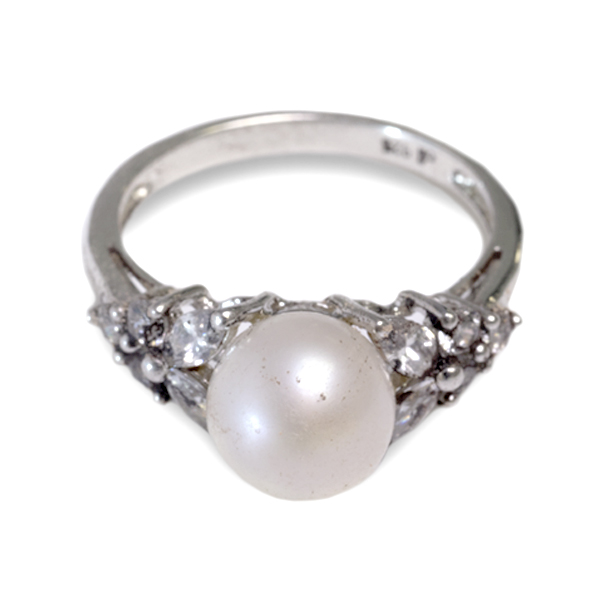 Dirty Pearl Ring