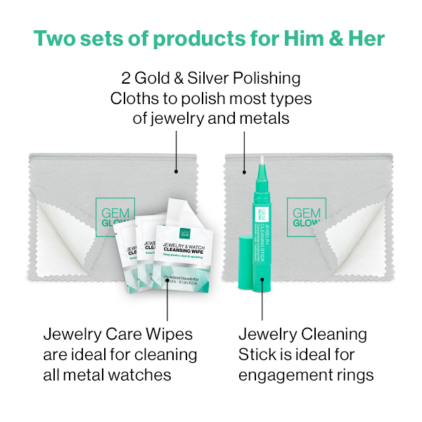 His & Hers Watch & Ring Cleaning Kit