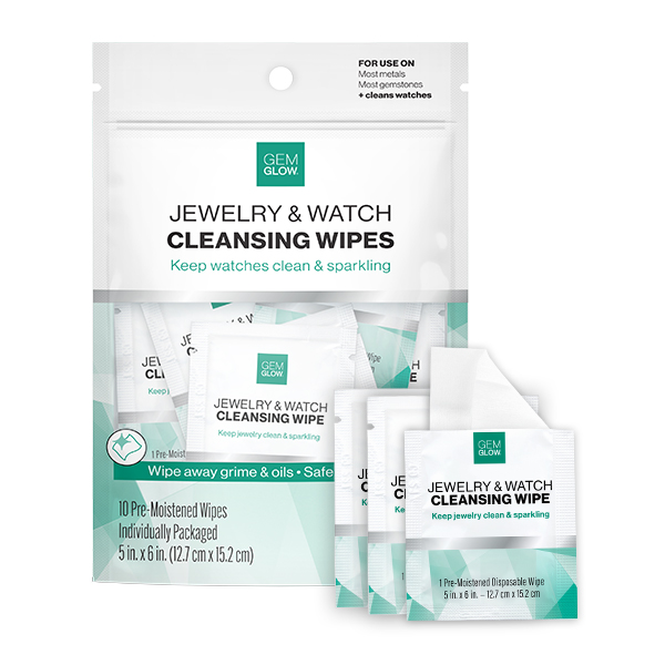 5 x 6 in. Jewelry and Watch Cleaning Wipes Pouch