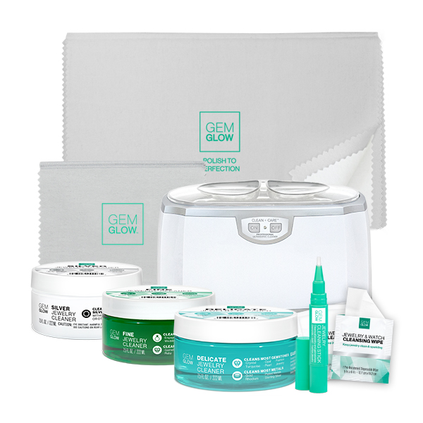 Gem Glow Complete Pro System for cleaning all types of jewelry